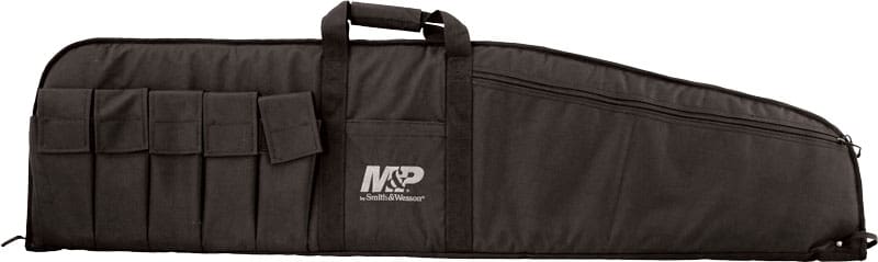 S&W M&P DUTY SERIES GUN CASE – SMALL 45″ W/AR MAG POUCHES BLK