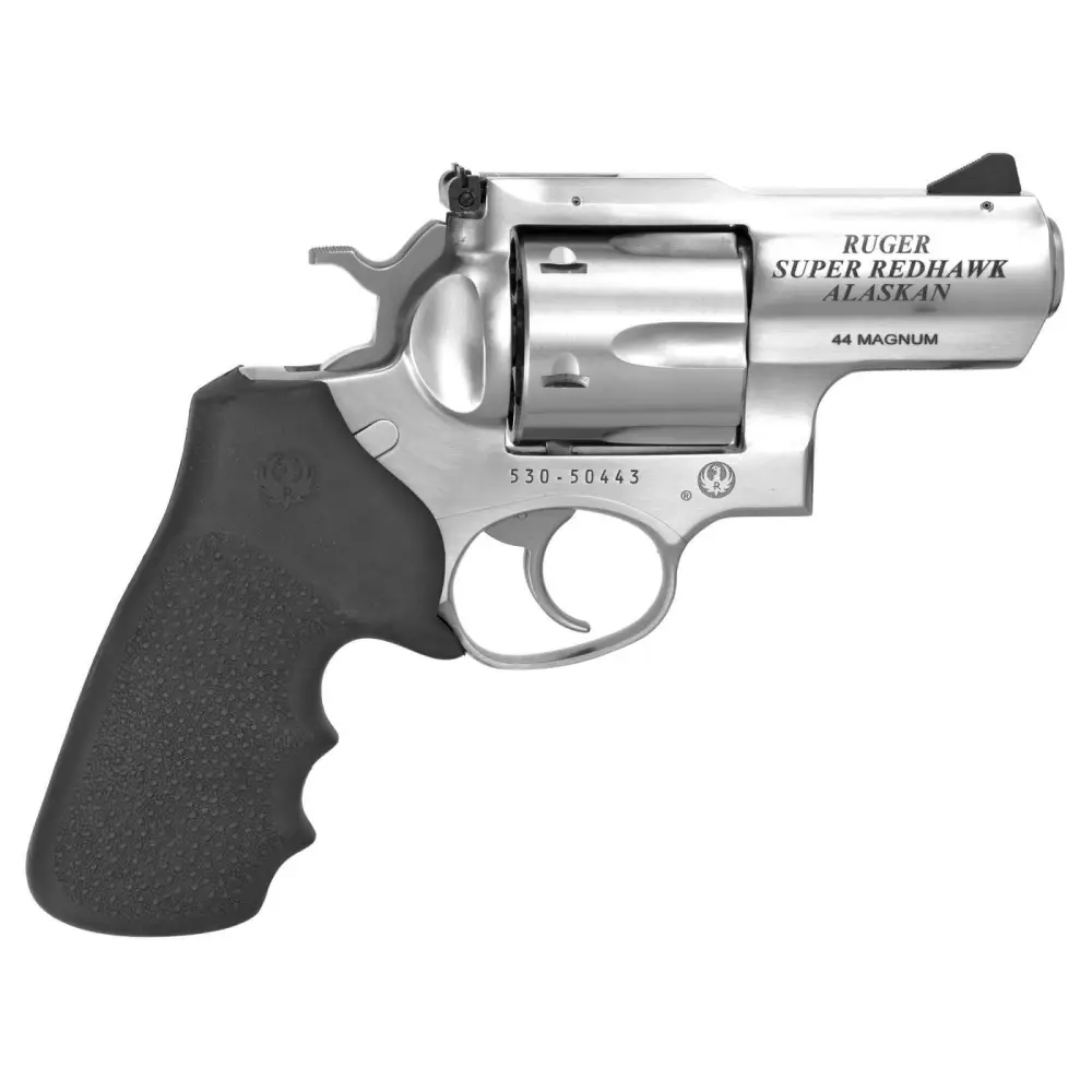 RUGER SPR REDHWK ALSKN 44REM MAG 2.5″ STS HGE GRP ADJ SIGHT