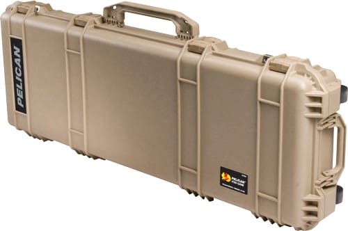 PELICAN 1720 PROTECTOR CASE W/ – WHEELS 3 PC FOAM 42″ GUNS TAN