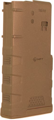 MFT MAGAZINE AR10/SR25 7.62X51 – 308 WIN 20RD SCORCHED EARTH