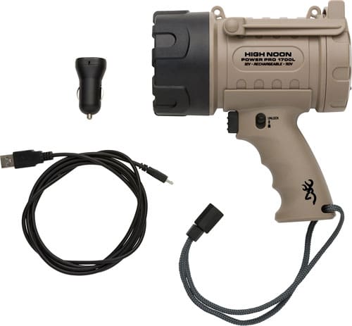 BROWNING HIGH NOON POWER PRO – SPOTLIGHT 1700 LUMENS RECHRGBL