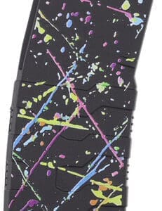 AMEND2 AR-15 MAGAZINE 5.56X45 - 30RD POLY MOD3 NEON SPLATTER