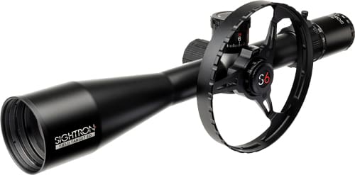 SIGHTRON SCOPE S6 10-60X56 ED – 34MM SIDE WHEEL ILLUM MOA-2FT