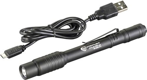 STREAMLIGHT STYLUS PRO USB – LIGHT WHITE LED W/POCKET CLIP