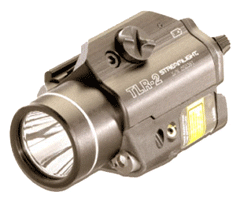 STREAMLIGHT TLR-2 LIGHT/LASER – RAIL MOUNT 3-WATT LED W/LASER