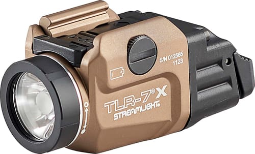 STREAMLIGHT TLR-7X FDE FLEX – LIGHT W/RAILMOUNT C4 WHITE LED
