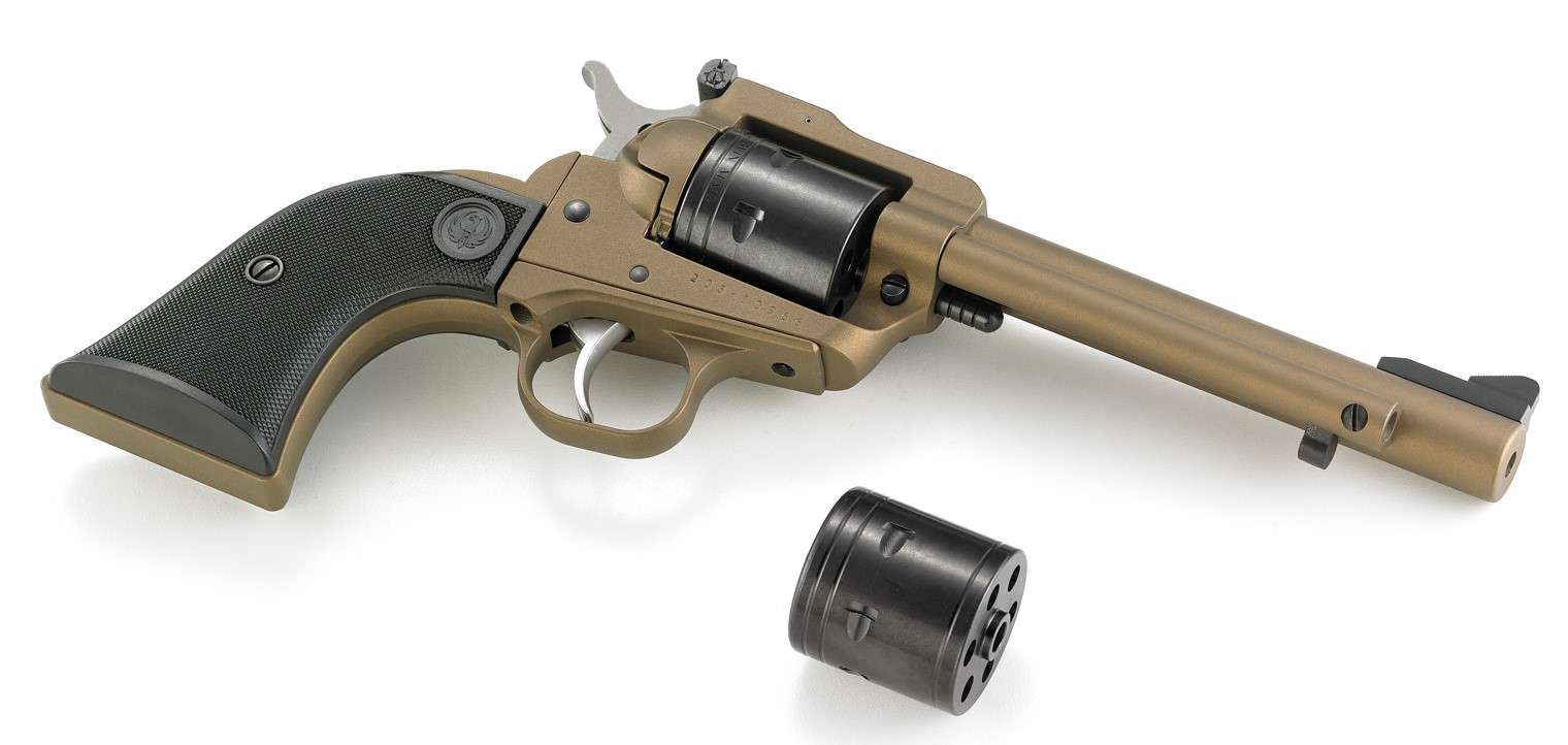 RUGER SUPER WRANGLER 22LR/WMR 5.5″ 6RD BRONZE
