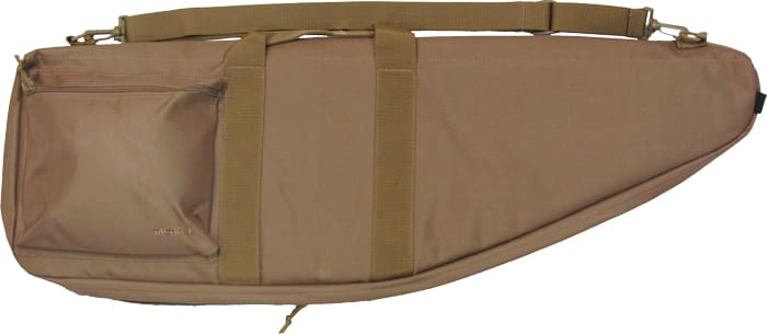 TOC TACTICAL RIFLE CASE 36″ – EXTERNAL STORAGE POCKET TAN