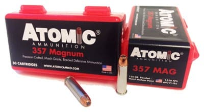 ATOMIC 357 MAG 158GR JHP – 50RD 10BX/CS