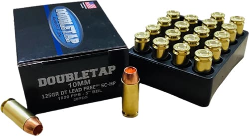 DOUBLETAP 10MM 125GR SC-HP – LEAD FREE 20RD 50BX/CS