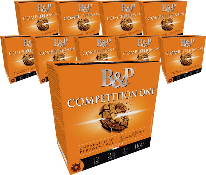 B&P 12GA 2.75″ 1-1/8OZ #8 – 1160FPS 250RD CASE LOT