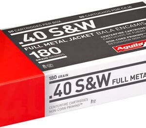 AGUILA 40 SW 180GR FMJ-FN - 50RD 20BX/CS