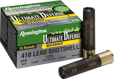 REMINGTON ULTIMATE DEFENSE 410 – 3″ OOO BUCK 15RD 10BX/CS