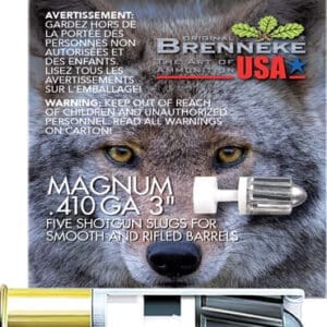 BRENNEKE USA CLASSIC MAG 410 - 3" 1/4OZ SLUG 5RD 50BX/CS