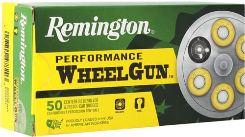 REMINGTON WHEELGUN 38 SPECIAL – 158GR LEAD-SWC 50RD 10BX/CS