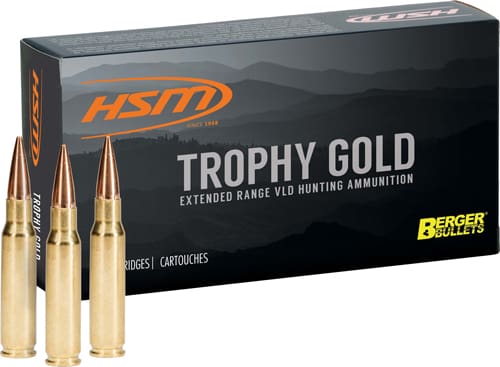 HSM TROPHY GOLD 25-06 REM – 115GR BERGER VLD 20RD 20BX/CS