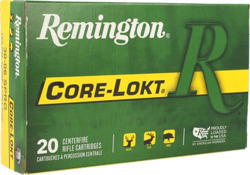 REMINGTON 30-06 180GR – CORE-LOKT PSP 20RD 10BX/CS