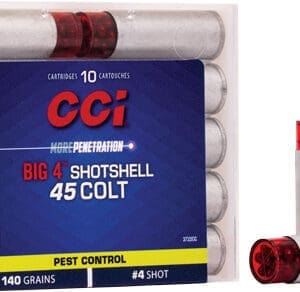CCI SHOTSHELL 45 LC 150GR - #4 SHOT 10RD 20BX/CS
