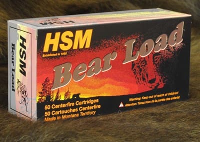 HSM BEAR 45-70 GOV 430GR RNFP – 20RD 25BX/CS