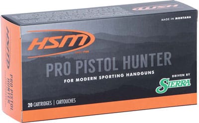 HSM PRO PISTOL 500 SW MAG – 400GR JSP 20RD 25BX/CS