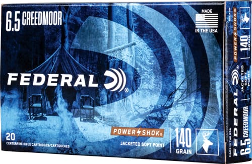 FEDERAL POWER-SHOK 6.5 CM – 140GR SP 20RD 10BX/CS
