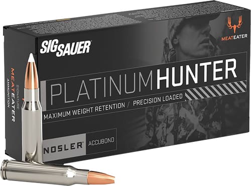 SIG AMMO 7MM RM 160GR PLANTINU – HUNTER ACCUBOND 20RD 10BX/CS