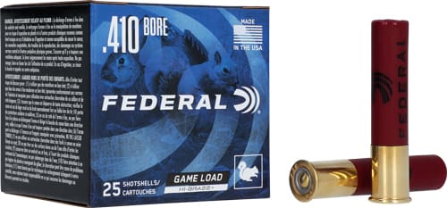 FEDERAL GAME LOAD 410 2.5″ – 1/2OZ #7.5 25RD 10BX/CS