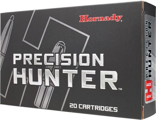 HORNADY PRECISION HUNTER 7MM – REM MAG 162GR ELDX 20RD 10BX/C