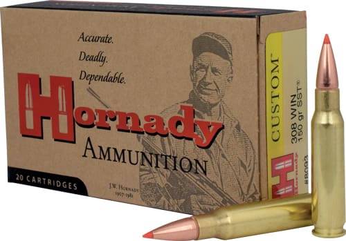 HORNADY 308 WIN 150GR SST – 20RD 10BX/CS