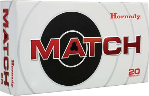 HORNADY MATCH 308 WIN 168GR – BTHP 20RD 10BX/CS