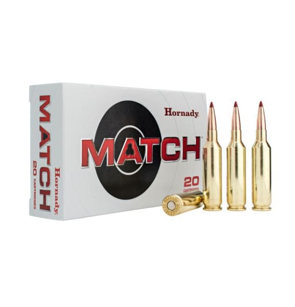 HORNADY MATCH 25 CM 134GR – ELD 20RD 10BX/CS