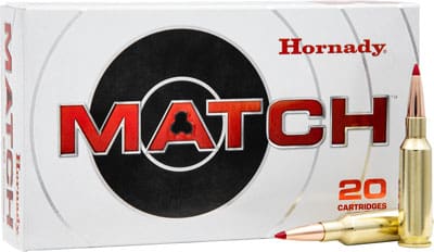 HORNADY MATCH 224 VALKYRIE – 88GR ELD 20RD 10BX/CS