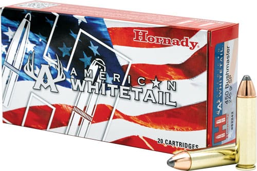 HORNADY WHITETAIL 450 BM 245GR – INTERLOCK 20RD 10BX/CS