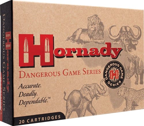 HORNADY 458 LOTT 500GR DGS – 20RD 6BX/CS