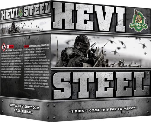 HEVI-SHOT HEAVY STEEL 20GA – 3″ 7/8OZ #3 25RD 10BX/CS