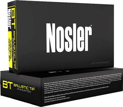 NOSLER BT 6.5 CM 140GR – BALLISTIC TIP 20RD 10BX/CS