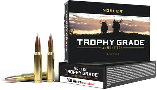 NOSLER TROPHY GRADE 308 WIN – 150GR ACCUBOND 20RD 10BX/CS
