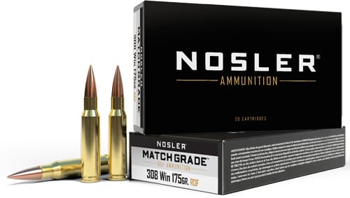 NOSLER MATCH GRADE 308 WIN – 175GR HPBT 20RD 10BX/CS