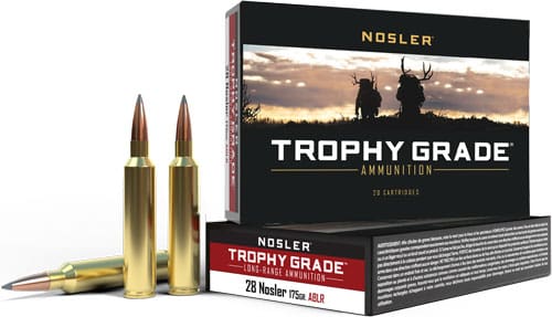 NOSLER TROPHY GRADE LR 28 – NOSLER 175GR ABLR 20RD 10BX/CS