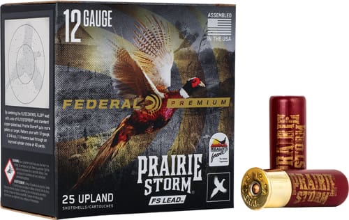 FEDERAL PRAIRIE STORM 12GA – 2.75″ 1-1/4OZ #4 25RD 10BX/CS