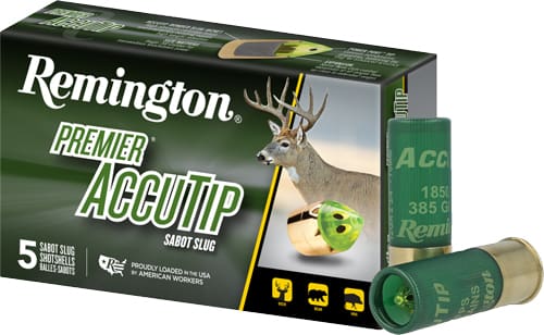 REMINGTON PREMIER 12GA 2.75″ – 385GR ACCUTIP 5RD 20BX/CS