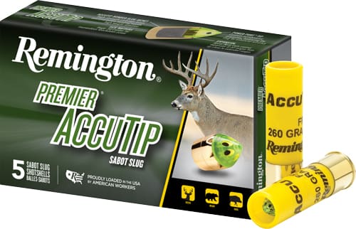 REMINGTON PREMIER 20GA 3″ – 260GR ACCUTIP 5RD 20BX/CS