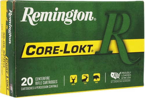 REMINGTON 30-06 165GR – CORE-LOKT PSP 20RD 10BX/CS