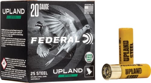 FEDERAL UPLAND 20GA 2.75″ – 7/8OZ #7.5 1500FPS 25RD 10BX/C