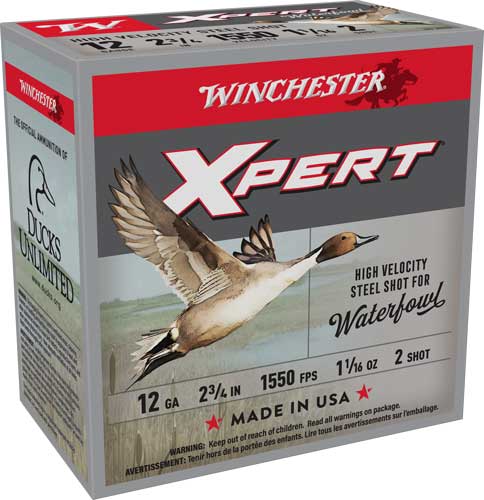 WINCHESTER XPERT 12GA 2.75″ – 1-1/16OZ #2 1550FPS 25RD 10B/C