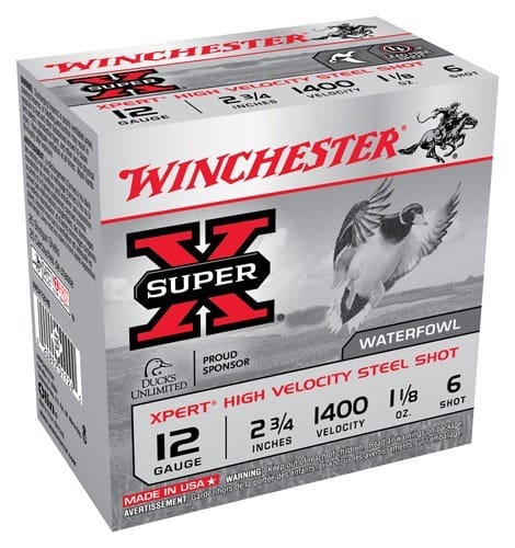 WINCHESTER XPERT 12GA 2.75″ – 1-1/8OZ #6 1400FPS 25RD 10BX/C