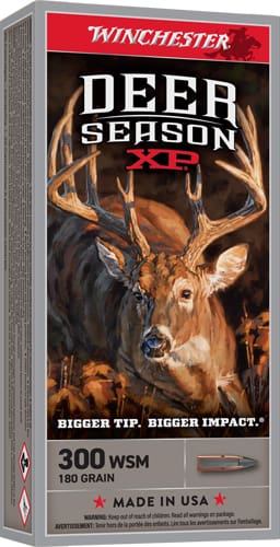 WINCHESTER DEER XP 300 WSM – 180GR EXTREME PT 20RD 10BX/CS