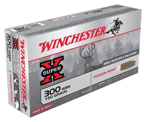 WINCHESTER SUPER-X 300 WSM – 150GR POWER POINT 20RD 10BX/CS
