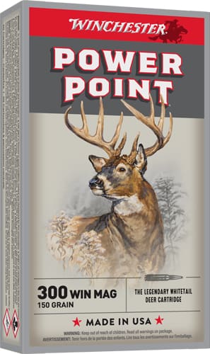 WINCHESTER SUPER-X 300 WIN MAG – 150GR POWER POINT 20RD 10BX/CS
