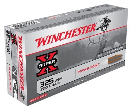 WINCHESTER SUPER-X 325 WSM – 220GR POWER POINT 20RD 10BX/CS